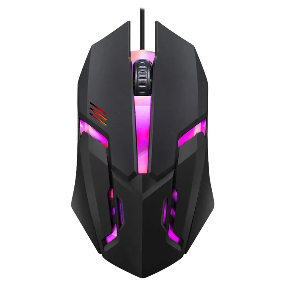 Kebidumei USB Wired Mouse Colorful LED Gaming Mouse 5000 DPI Wired Mice Optical Wired Gamer Mouse For Desktop Laptop PC Computer