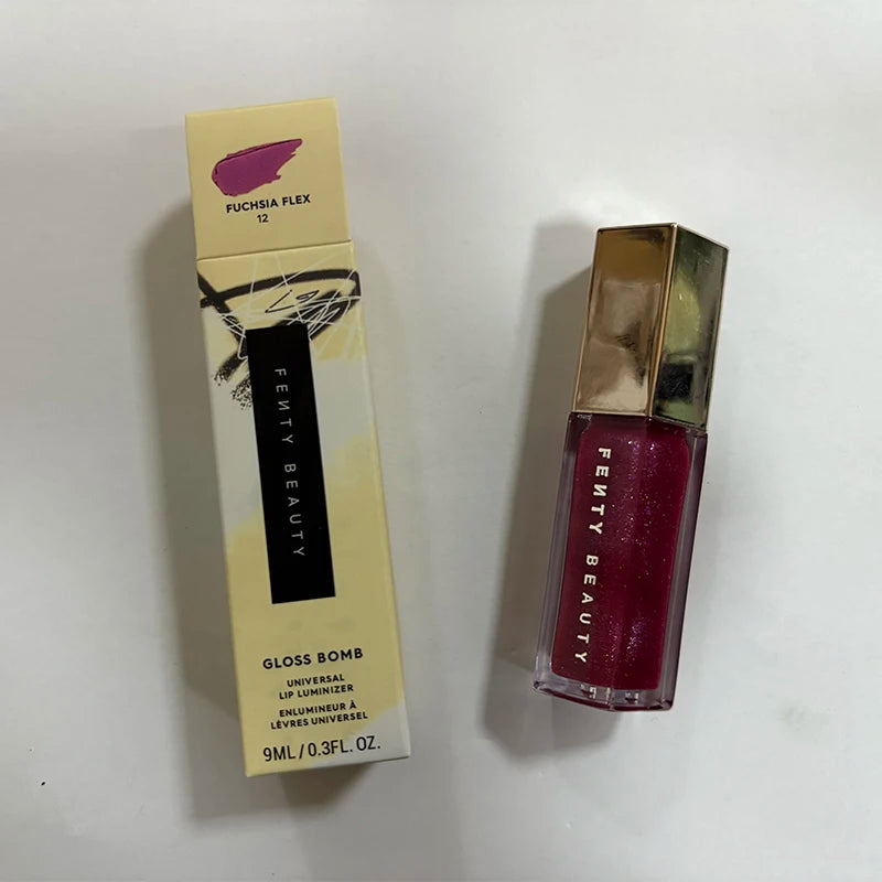 Brand Fenty Beauty Lip Gloss Glaze Moisten Shine Glitter Lip Plumper Makeup For Beginner Liquid Lipstick Female Makeup Cosmetics