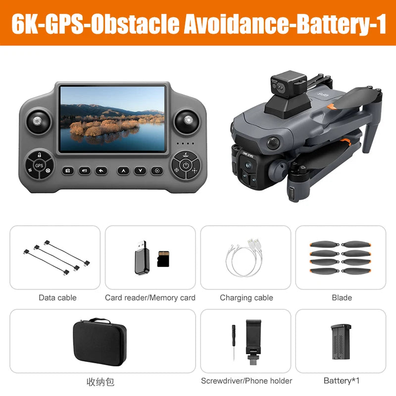 Lenovo V918 MAX GPS Drone 360° Laser obstacle avoidance 8K Professional Camera 3 Batteries WIFI Brushless RC Dron Quadcopter