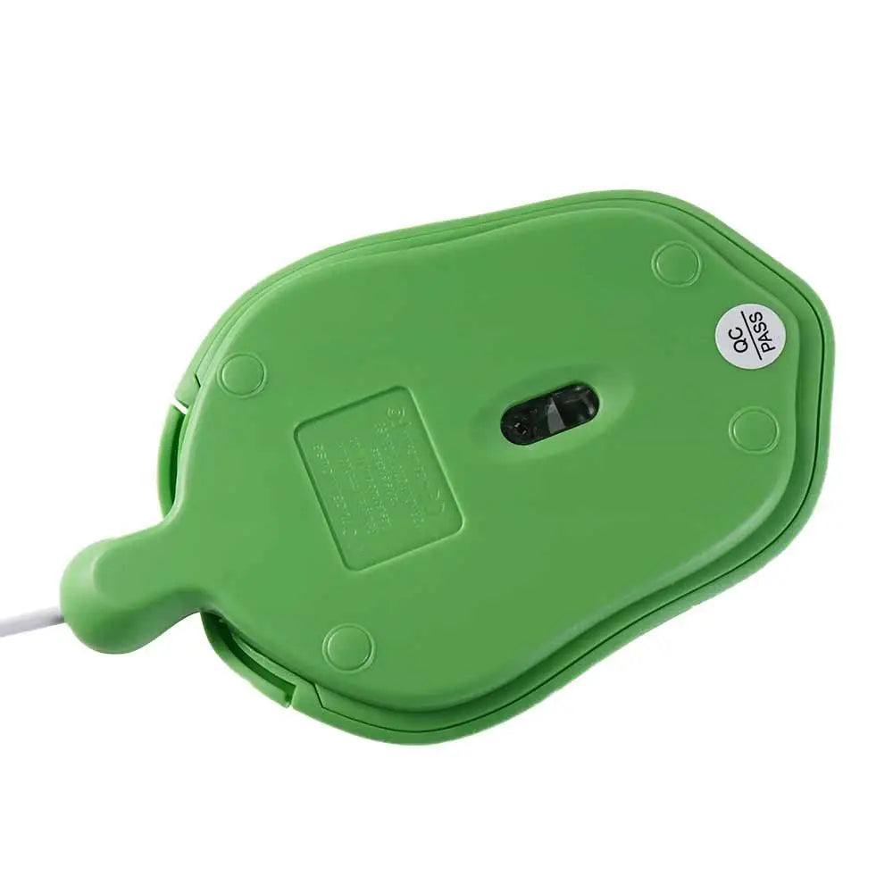 1200DPI Green Turtle Wired Mouse Green Turtle Shape 3.6 Feet Cable Turtle Wired Mouse Cute Creative Green Turtle Shape Mice