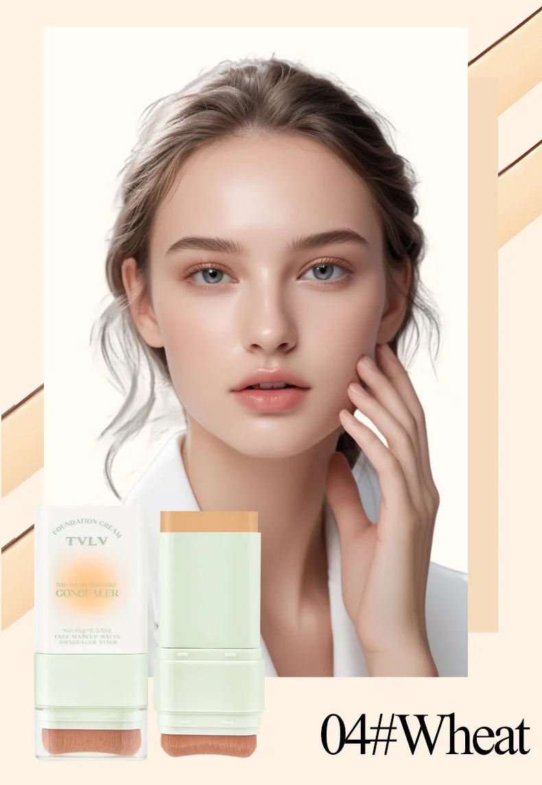 TVLV Lightweight Concealer Foundation Cream Hydrating Concealer Waterproof Sweatproof Non-Caking Eraser Foundation Makeup