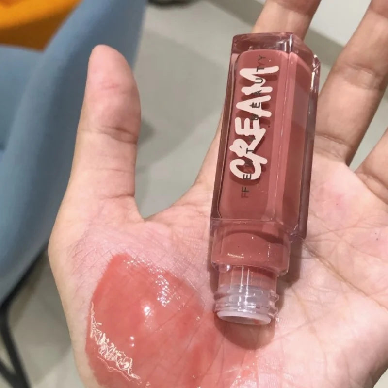 Fashion Hot Fenty Beauty Lip Gloss Multicolor Moisten Shine Glitter Lip Plumper Makeup Beginner Liquid Lipstick Makeup Cosmetics
