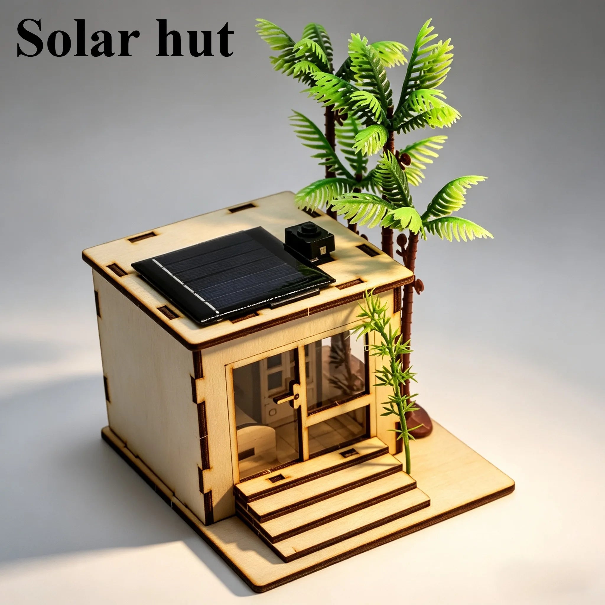 Solar  children's science and education experiment Diy handcrafted assembly model Children's science and education gift