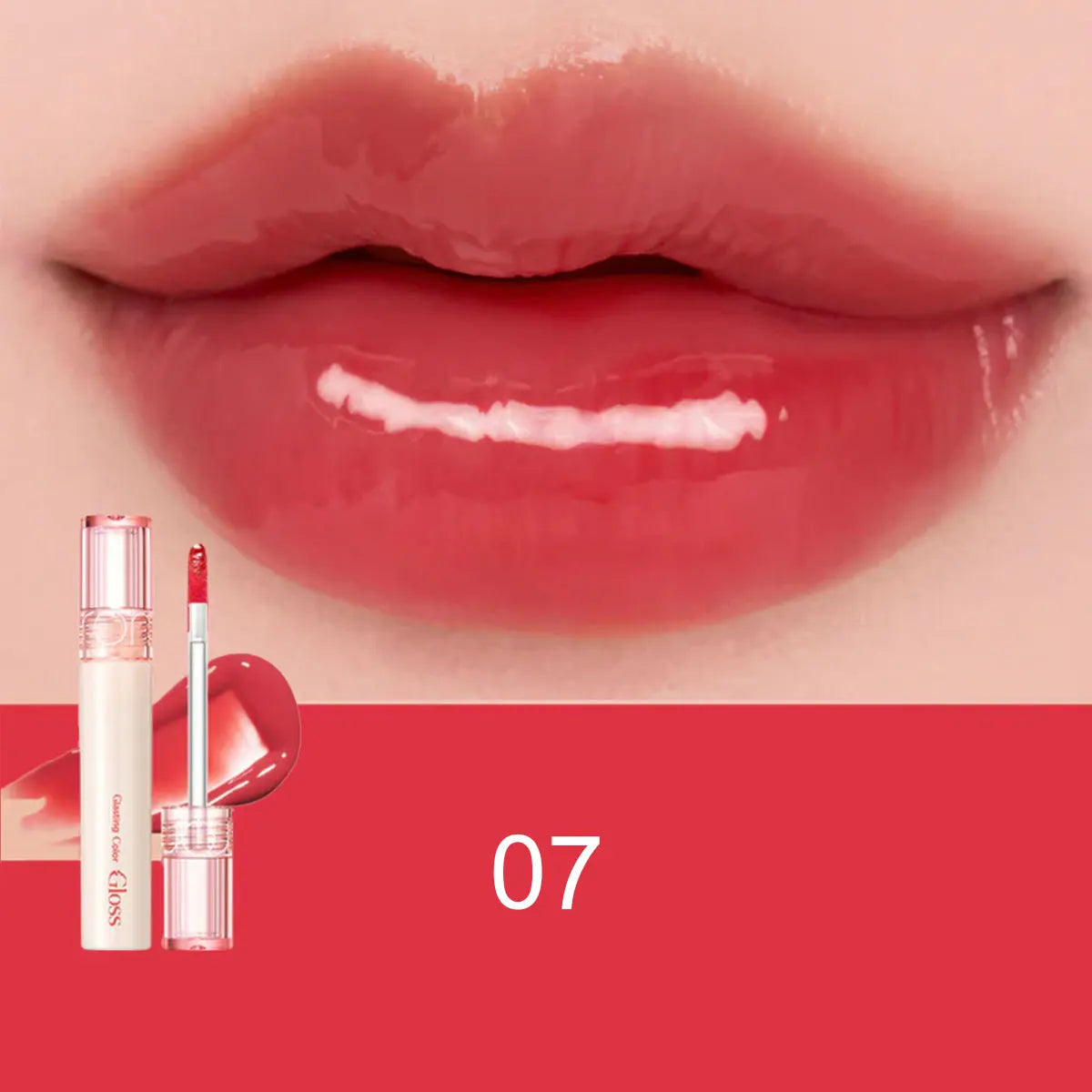 rom&nd Glasting Color Gloss,Syrupy Glossy Texture,3D Mirror Shine,Lip Gloss,Luxury Makeup,Korean Cosmetic,K-Beauty,Korean Makeup