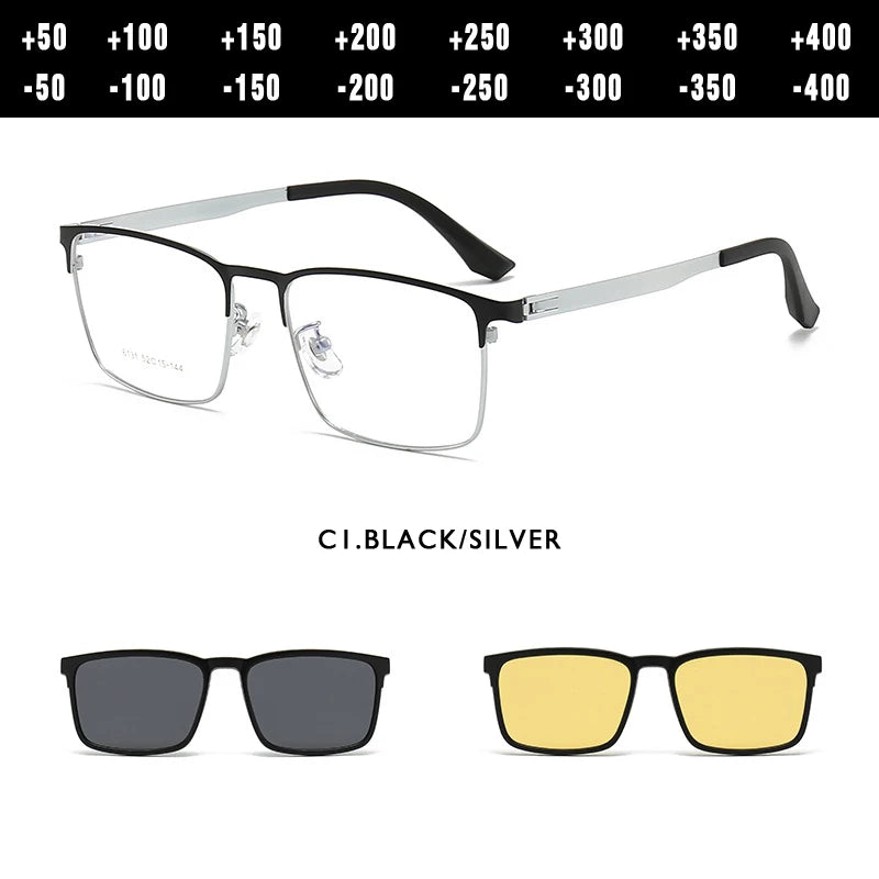KANSEPT Men Magnets Clip-on Eyeglass Glasses in Trend Lunettes De Lecture Myopia Lenses to Read Eyeglasses Women's Eyepieces
