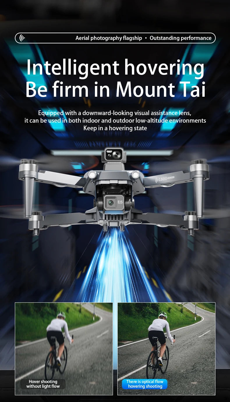 New L600 Pro MAX 4K Professional Drone With 8K HD Camera 3-Axis Gimbal GPS Dron Obstacle Avoidance 5G WIFI FPV RC Quadcopter Toy