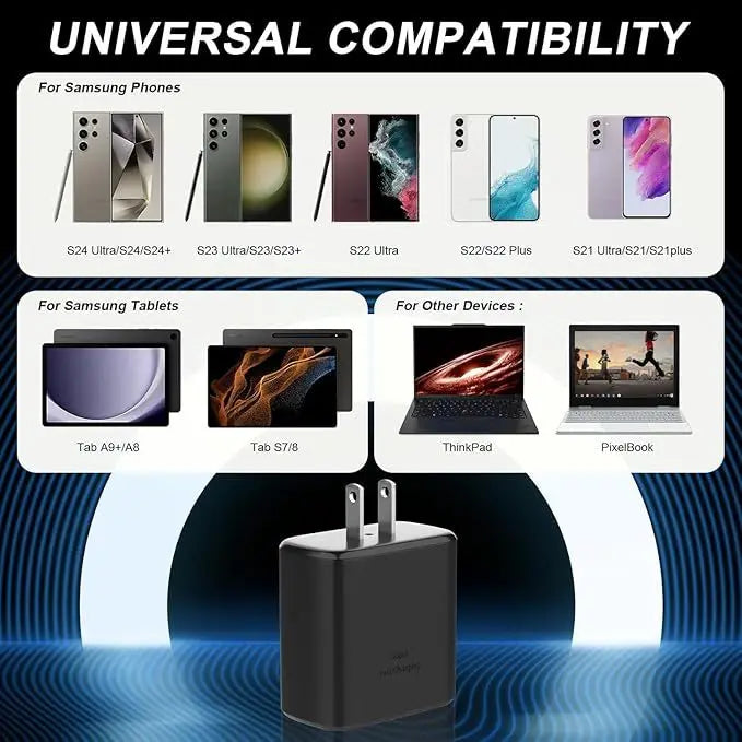 Samsung 45w Super Fast Charger PD Adapter EU US Type C Cargador For Galaxy S26 S25 FE S24 Ultra S23 Plus A55 A56 M55 Tab S11 S10