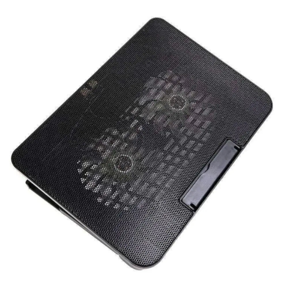 Portable Adjustable Laptop Cooling Pad USB Port LED Light Laptop Cooler Fan Metal Mesh Notebook Cooler Study