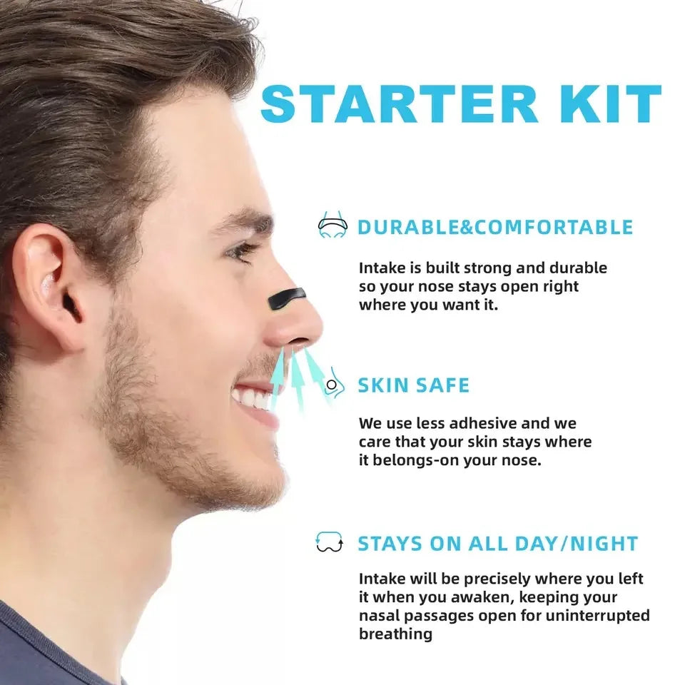 Sports Nasal Dilators Nasal Breathing Dilators Starter Kits,anti-Snoring Nose Strips,magnetic Nasal Strips Increase Air Sleep