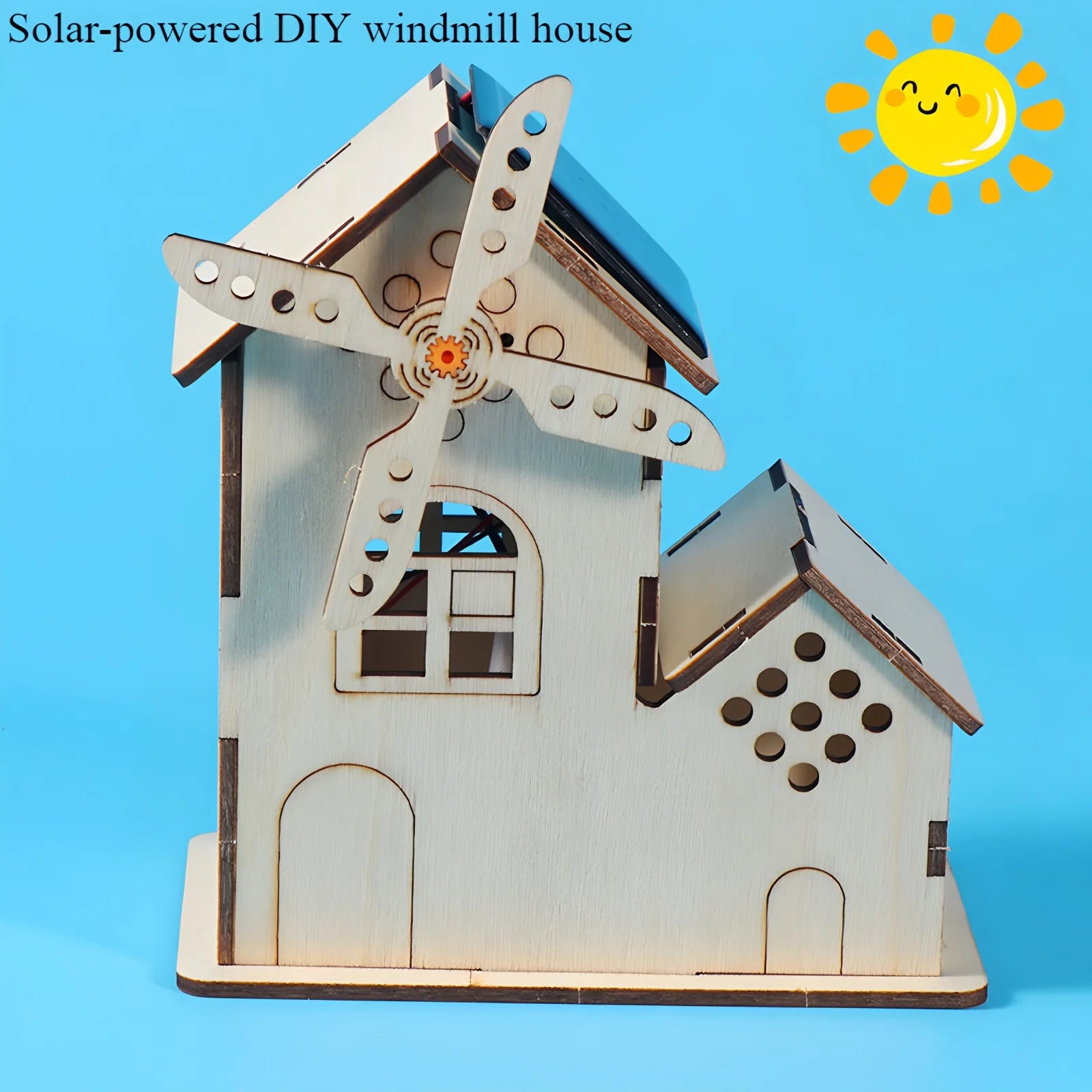 Solar  children's science and education experiment Diy handcrafted assembly model Children's science and education gift