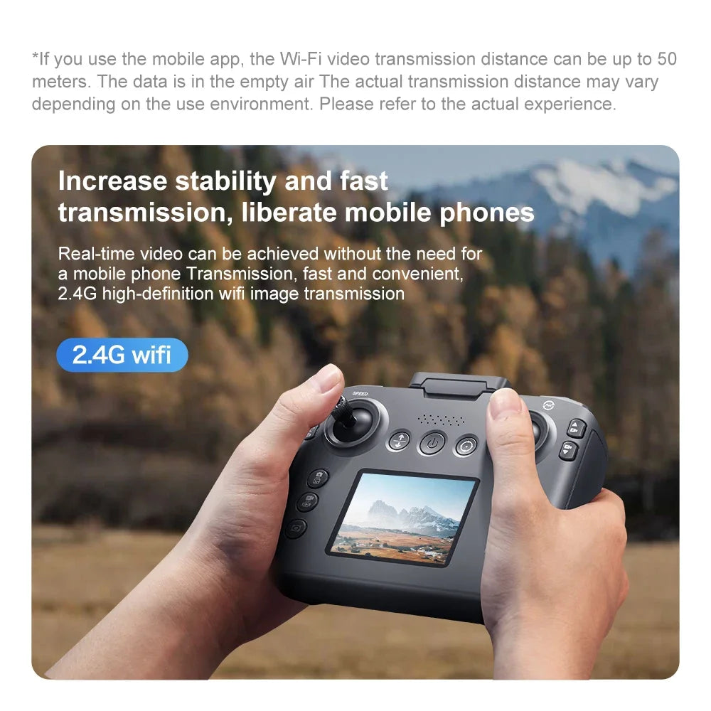 Lenovo MINI V666 Drone 4K Professional WIFI 5G Dron Obstacle Avoidance Brushless Altitude Headless Mode RC Quadcopter Toys