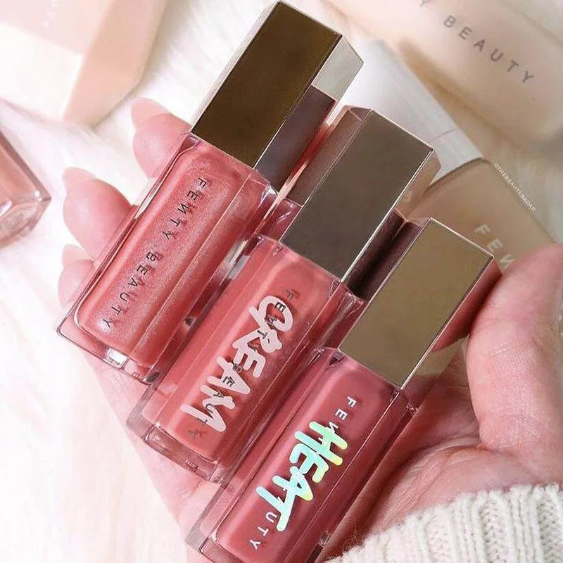 Fashion Hot Fenty Beauty Lip Gloss Multicolor Moisten Shine Glitter Lip Plumper Makeup Beginner Liquid Lipstick Makeup Cosmetics
