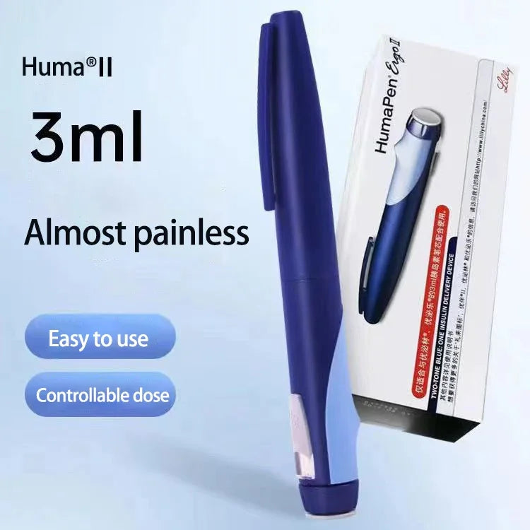 Eli Lilly 2 Pen Type Insulin Syringe Is Suitable For 3mL Insulin Cartridge For Insulin Injection In The Treatment Of Diabetes