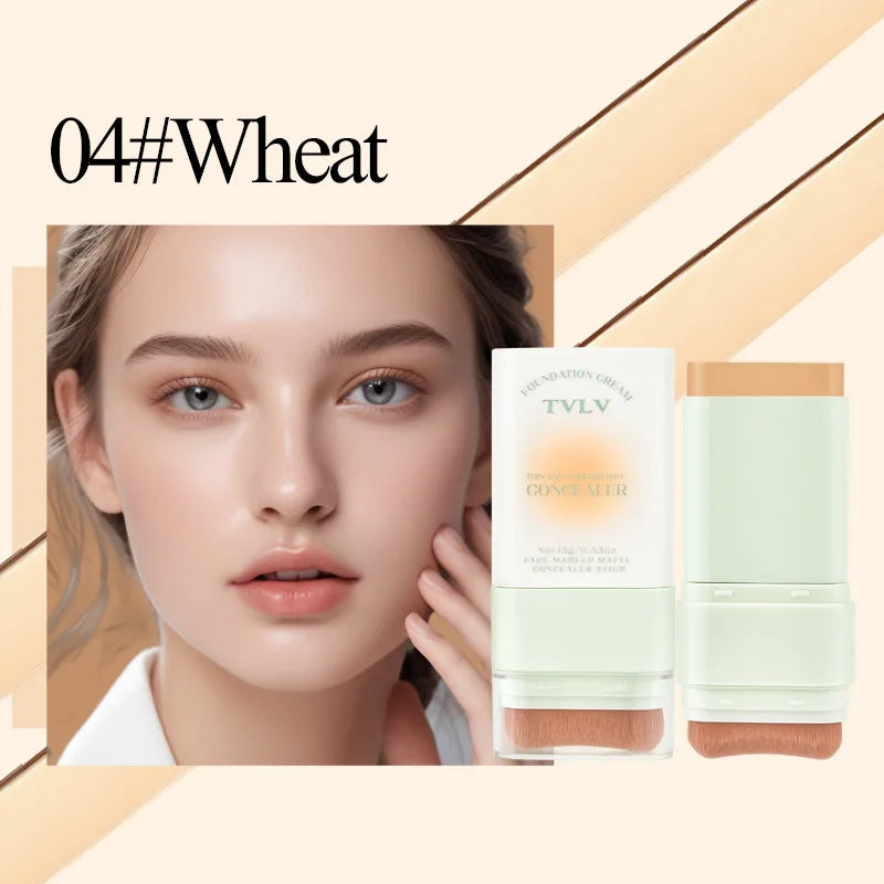 TVLV Lightweight Concealer Foundation Cream Hydrating Concealer Waterproof Sweatproof Non-Caking Eraser Foundation Makeup