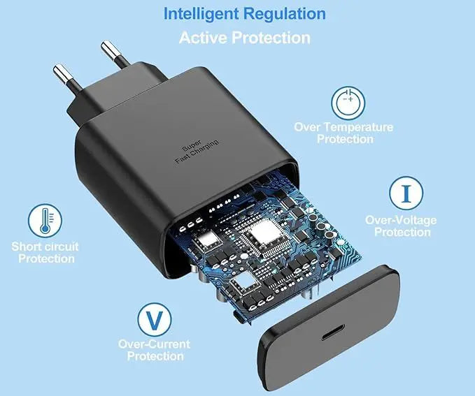 Samsung 45w Super Fast Charger PD Adapter EU US Type C Cargador For Galaxy S26 S25 FE S24 Ultra S23 Plus A55 A56 M55 Tab S11 S10