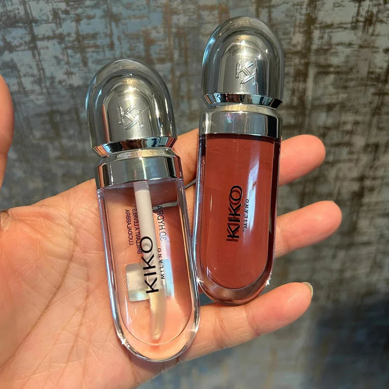 New 3D Hydra LipGloss Non-fading Waterproof Blusher Moisturizing Shimmer Makeup Lip Gloss Lipstick Brun Rose Pearly Mauve Liner
