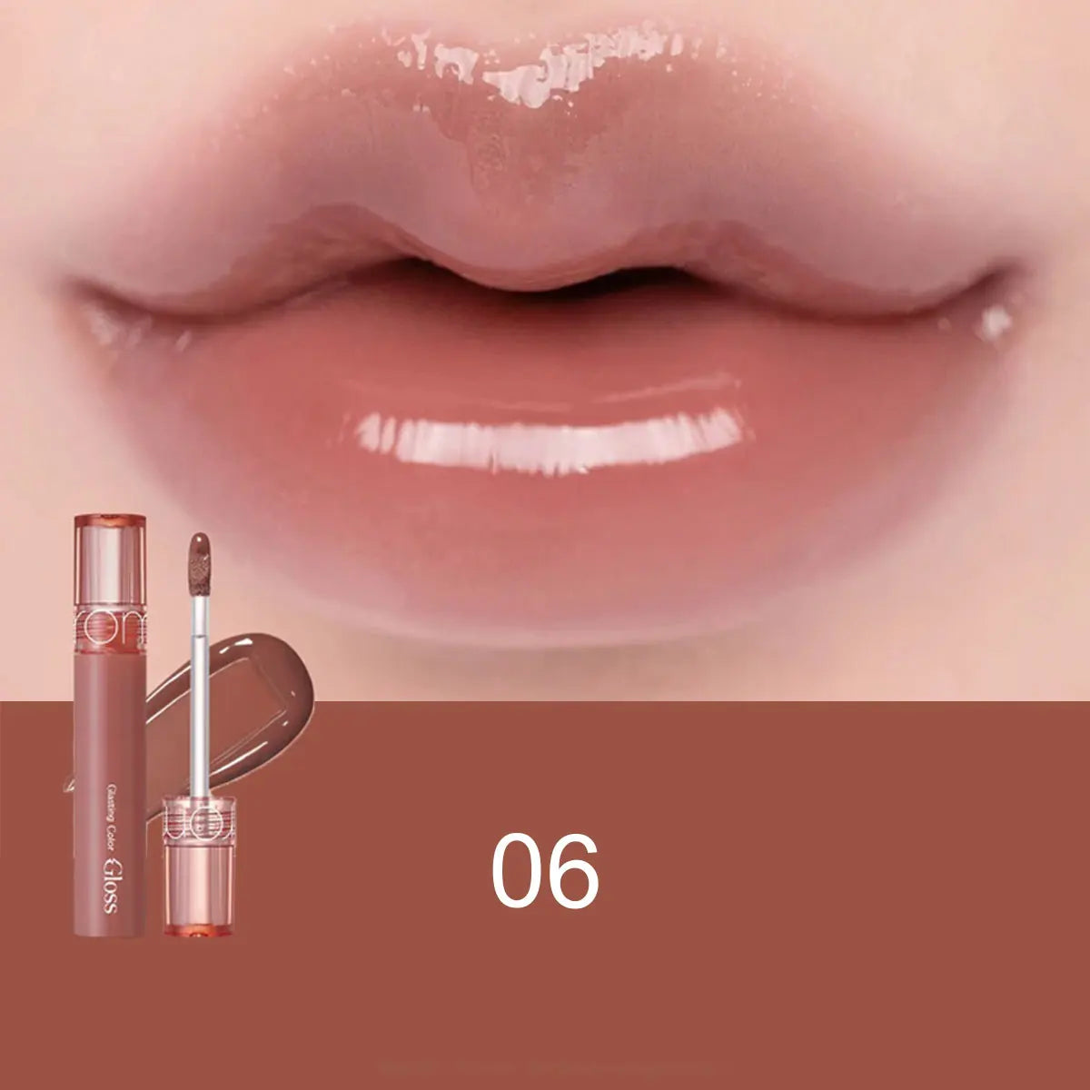 rom&nd Glasting Color Gloss,Syrupy Glossy Texture,3D Mirror Shine,Lip Gloss,Luxury Makeup,Korean Cosmetic,K-Beauty,Korean Makeup