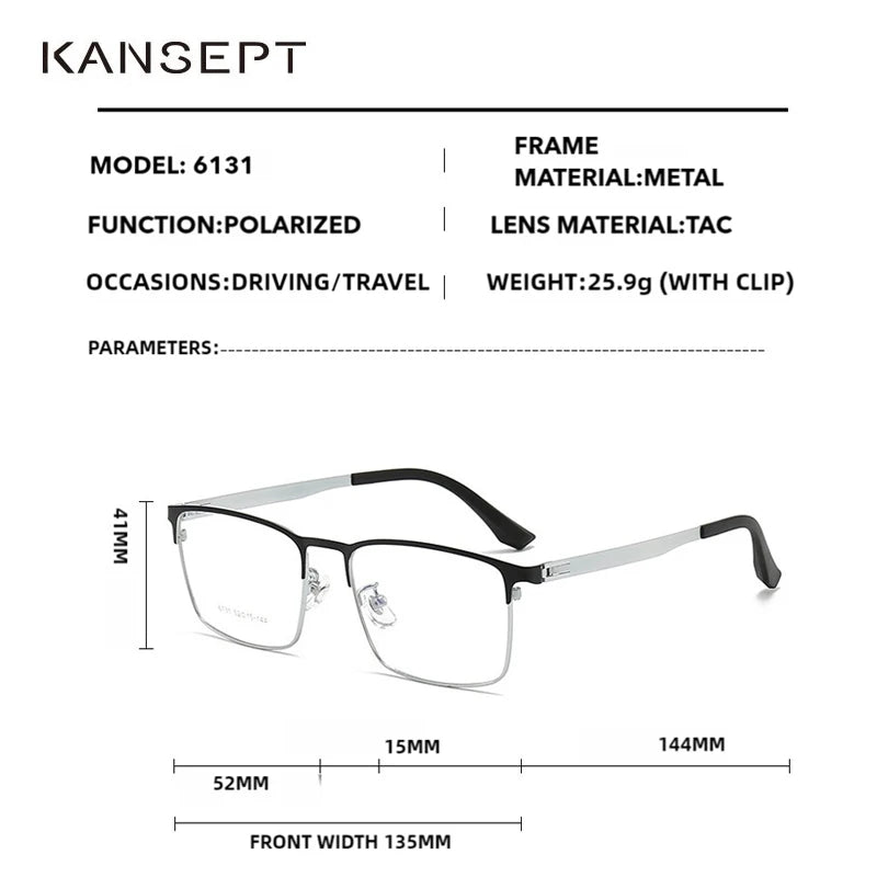 KANSEPT Men Magnets Clip-on Eyeglass Glasses in Trend Lunettes De Lecture Myopia Lenses to Read Eyeglasses Women's Eyepieces