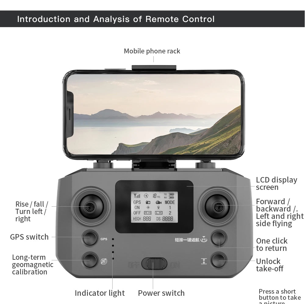 New L600 Pro MAX 4K Professional Drone With 8K HD Camera 3-Axis Gimbal GPS Dron Obstacle Avoidance 5G WIFI FPV RC Quadcopter Toy