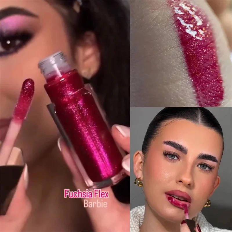 Fenty Beauty Transparent Lip Glaze Color Mirror Shine Glitter Lip Gloss Balm Sexy Lip Plumper Cosmetics Makeup Liquid Lipstick