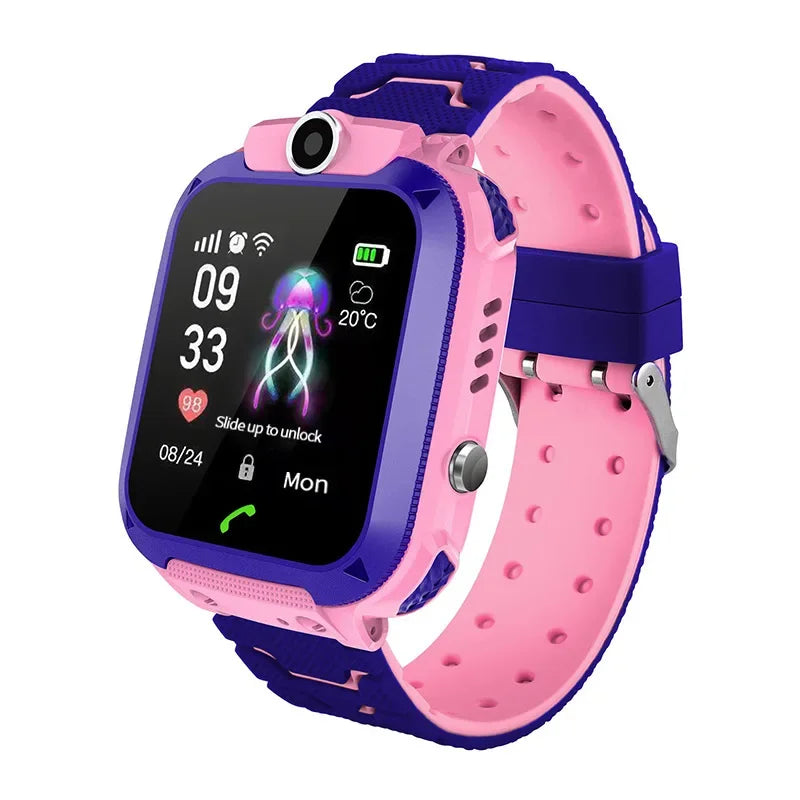 2026 New Lenovo Kids 5G Sim Card Smart Watch Call SOS GPS Location Child Smart Watch Camera Waterproof For Boys Girls Present
