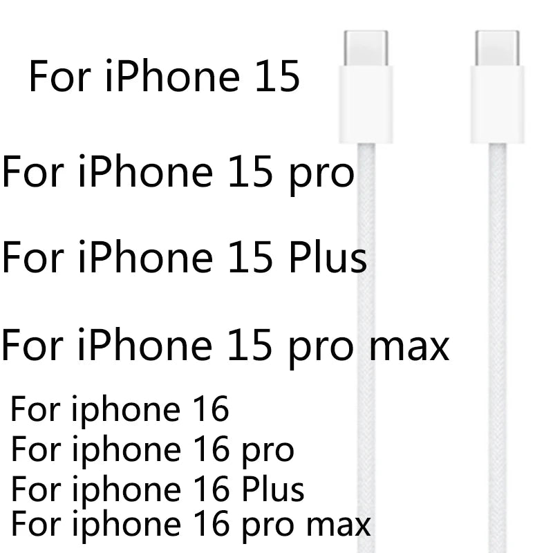 20W USB-C Power Adapter Original Fast Charger for iPhone 17/16/15 Mini pro Max Type C with Apple Cable Compatible with iPhone 14