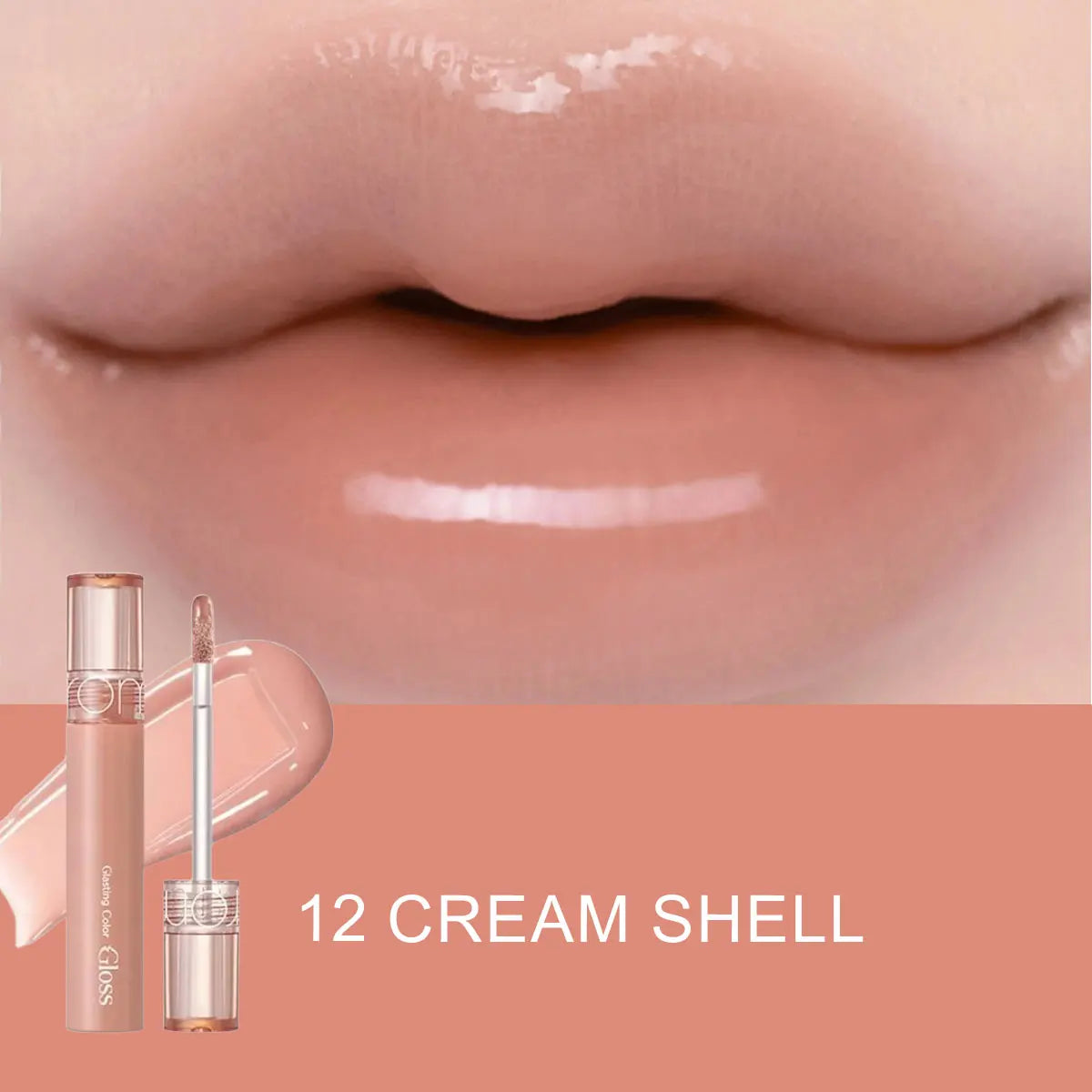 rom&nd Glasting Color Gloss,Syrupy Glossy Texture,3D Mirror Shine,Lip Gloss,Luxury Makeup,Korean Cosmetic,K-Beauty,Korean Makeup