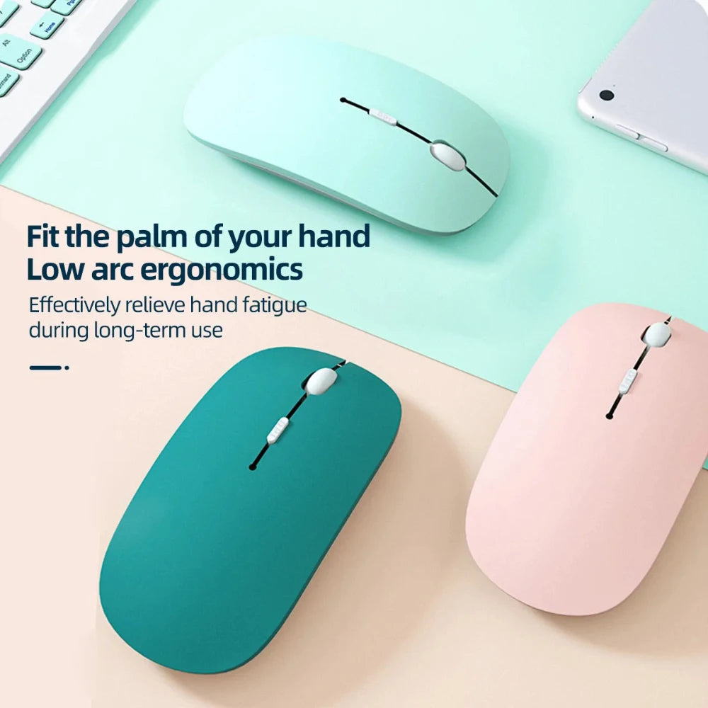 Bluetooth Wireless Mouse Replaceable Battery Mouse For Computer Laptop PC Macbook Air Gaming Mouse Gamer 2.4GHz 800/1200/1600DPI