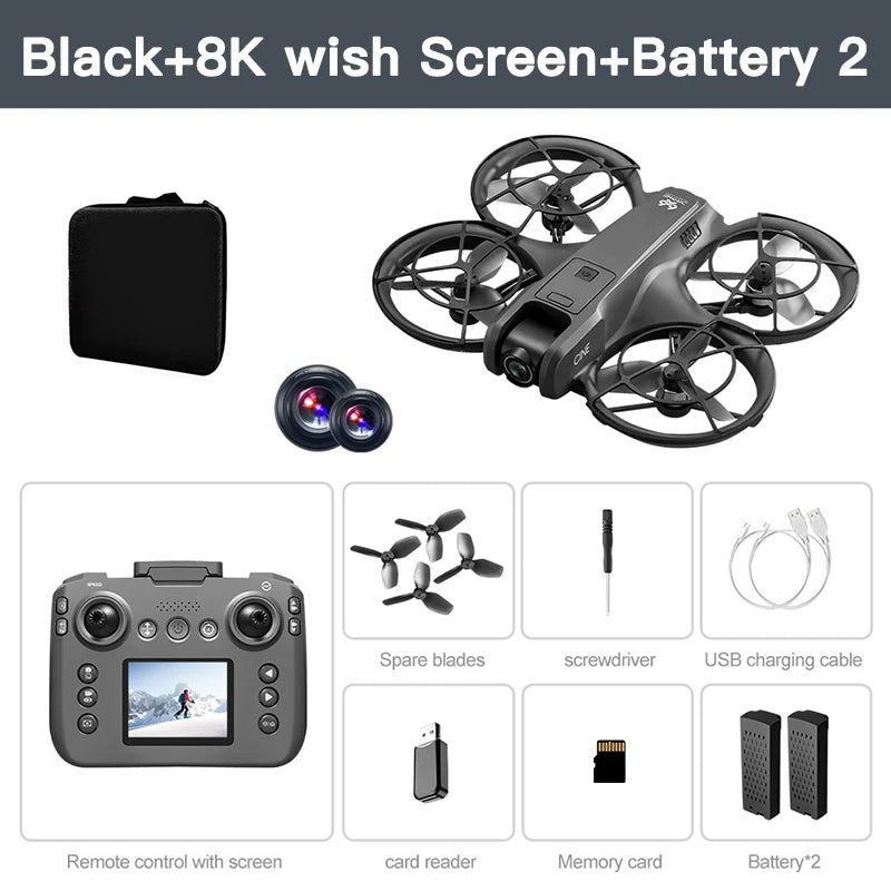 Lenovo MINI V666 Drone 4K Professional WIFI 5G Dron Obstacle Avoidance Brushless Altitude Headless Mode RC Quadcopter Toys